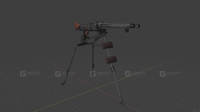 MG-42通用机枪3D模型-42 - MG-42 3D model-42