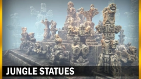 【UE】丛林雕像  Jungle Statues
