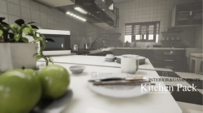 【UE】室内与游戏厨房道具 v 01  Interior & Game Kitchen Props v 01