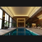 场景-奢华泳池 - Scene- Luxury Swimming Pool