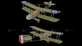 一战双翼战斗机  Ww1 Biplane Fighter
