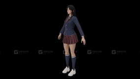 女校服角色-Female School Uniform Character
