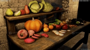 【UE】中世纪水果与蔬菜  Medieval Fruits And Vegetables