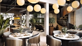 Blender咖啡馆3D室内场景模型 Blender Cafe 3D Indoor Scene Model