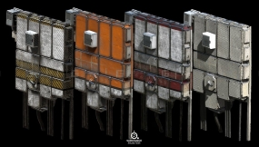 50个高质量科幻智能材质球贴图 50 High Quality Sci-Fi Smart Material Bundle