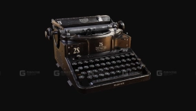 1930年代大型静音打字机  1930s Large Noiseless Typewriter