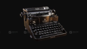 1930年代大型静音打字机  1930s Large Noiseless Typewriter