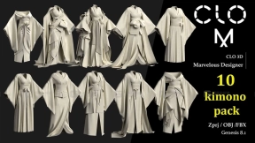 10件古代小日子和服汉服 Kimono pack