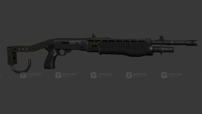 霰弹枪3D模型-47 - Shotgun 3D model-47