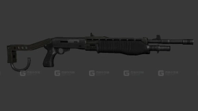 霰弹枪3D模型-47 - Shotgun 3D model-47