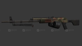 RPK轻机枪-RPK 3D model-9