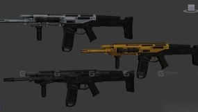 自适应战斗步枪-ACR 3D model