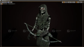 【UE】骷髅弓箭手  Skeleton archer