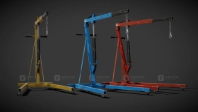 发动机起重机吊具道具 Engine Crane Hoist Prop