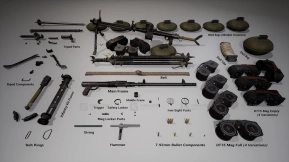 【UE】MG-15二战德国轻机枪 MG-15 with Accessories (WWII German LMG)