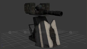 自动炮塔2-14 - Auto Turret2 3D model-14