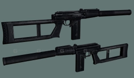 9A-91和VSK-94-9А-91 и ВСК-94 3D model