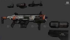 CAR 101卡宾枪-CAR 101 3D model