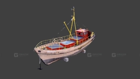 旧木渔船 Old Wooden Fishing Boat