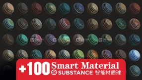 100组Substance智能材质球 Artstation – 100 Smart Material Bundle