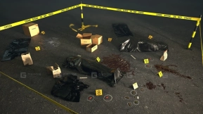 【UE】犯罪现场资产  Crime Scene Assets