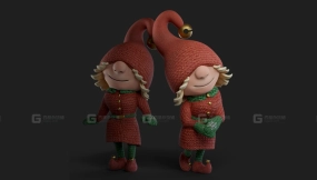 圣诞精灵女孩-Christmas Elf Girl