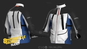 8件男士机车外套夹克摩托上衣衣服 male's jacket's