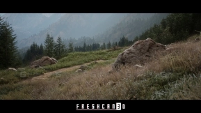 【UE】山地草原景观环境（景观，山地景观）  Mountain Grassland Landscape Environment ( Landscape , Mountain Landscape )