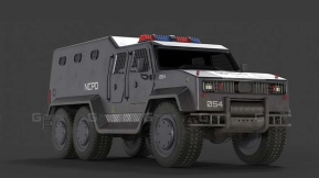 夜之城警察局装甲运兵厢式车-Police Ncpd Apc Van