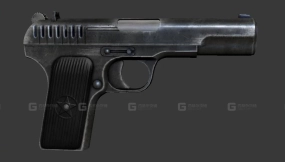 苏联TT手枪 - TT russian 3D model-32