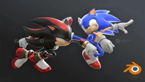 Sonic+Shadow音速+影子模型