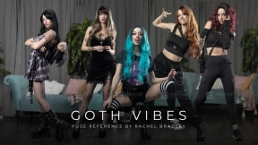 哥特风韵 - 艺术家姿势参考集  Goth Vibes - Pose Reference for Artists