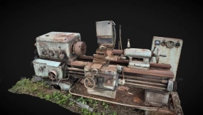 废弃车床 Abandoned Lathe