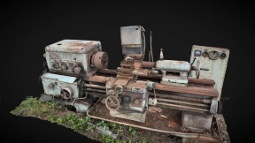 废弃车床 Abandoned Lathe