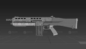 突击霰弹枪3D模型-23 - Assault Shotgun 3D model-23