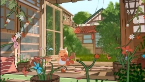 三渲二日式卡通场景