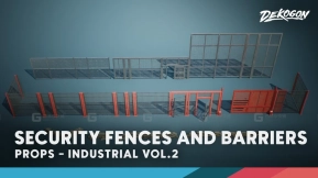 【UE】工业卷2 - 安全围栏与屏障  Industrial VOL.2 - Security Fences and Barriers