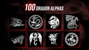 4740张装饰花纹贴图 4740 Ornament Alphas