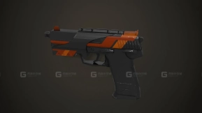 黑克勒-科赫USP手枪 - H&K_USP 3D model-13