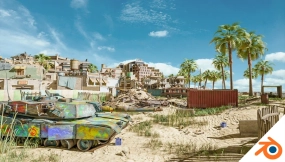 沙滩沼泽（使命召唤现代战争重制版）UE5.6与Blender版本 Beach Bog (MW Remastered) [UE 5.6 + Blender]