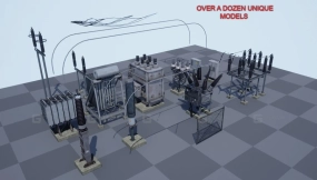 【UE】变电站  Electric Substation
