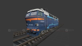 ЧС4т-550型电力机车 - Электровоз ЧС4т-550 3D model-40
