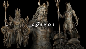 【UE】古代神话罗马波塞冬雕像  Poseidon Statues