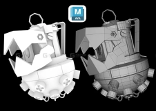 【MAYA 案例】游戏建模金克斯的嚼火者手雷模型制作；小白必学案例教程；纯干货分享