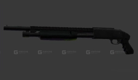 莫斯伯格500 3D模型-33 - Mossberg 500 3D model-33
