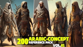 200个阿拉伯风格概念参考包 Vol.01  200 Arabic-Concept Reference Pack Vol.01