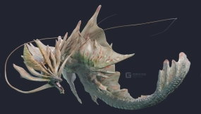 怪物猎人崛起曙光天廻龙Blender绑定5.0以上 Monster Hunter Rise  Sunbreak I Amatsu Blender Rig 5.0+