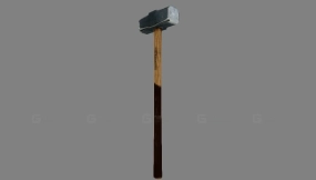 大锤 3D模型-98 - Sledge Hammer 3D model-98
