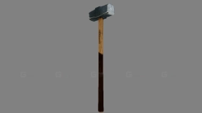大锤 3D模型-98 - Sledge Hammer 3D model-98