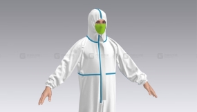 防护服模型  Protective Suit